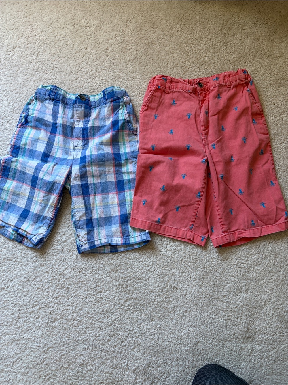 Kids Pink Embroidered Palm-Print Shorts